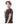 Load image into Gallery viewer, Boys Orange Ribbed Collar & Sleeves Black Polo Shirt