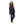 Load image into Gallery viewer, 3 Pieces Velour Pajama Set - Dark Navy Blue & Dark Red