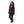 Load image into Gallery viewer, 3 Pieces Velour Pajama Set - Dark Navy Blue & Dark Red