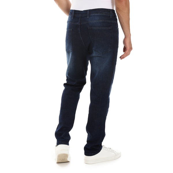 Side Pockets Classic Indego Men Jeans