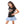 Load image into Gallery viewer, Girls Colorful Printed Cotton Tee - Black