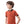 Load image into Gallery viewer, Boys Summer Pattern Dark Orange & Black Polo Shirt