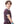 Load image into Gallery viewer, Boys Space Prints Eggplant Buttoned Polo Shirt