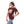 Load image into Gallery viewer, Printed Cat Slip On Rounded Neck Girls T-Shirt - Dark Red