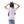 Load image into Gallery viewer, Elastic Sleeved Summer Cat Printed Girls T-Shirt - Lavender