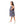 Load image into Gallery viewer, Multi-Printed Bow Girl Dress - Royal Blue