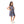Load image into Gallery viewer, Multi-Printed Bow Girl Dress - Royal Blue