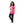 Load image into Gallery viewer, Plus-size Printed Ice-cream Pajama Set - Fuchsia & Black