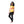 Load image into Gallery viewer, Short Sleeves Top & Slip-on Pajama Set - Mustard & Black