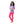 Load image into Gallery viewer, Round Neck Top & Slip-on Pajama Set - Purple & Fuchsia
