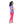 Load image into Gallery viewer, Round Neck Top & Slip-on Pajama Set - Purple & Fuchsia