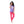 Load image into Gallery viewer, Round Neck Top & Slip-on Pajama Set - Purple & Fuchsia