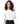Load image into Gallery viewer, Blouse with Lace up & Sleeveless Top Set - White