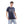 Load image into Gallery viewer, Printed Rounded Neck Slip On Summer T-Shirt - Navy