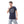 Load image into Gallery viewer, Printed Rounded Neck Slip On Summer T-Shirt - Navy
