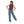 Load image into Gallery viewer, Sleeveless Eggplant Self Patterned Girls Shirt
