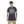 Load image into Gallery viewer, Heather & Printed "Tropical" Tee - Navy Blue