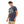 Load image into Gallery viewer, Heather & Printed "Tropical" Tee - Navy Blue
