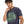 Load image into Gallery viewer, Heather & Printed "Tropical" Tee - Navy Blue