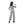 Load image into Gallery viewer, Houndstooth Jumpsuit with Belt - Grey & Black