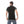 Load image into Gallery viewer, Black Printed Comfy Summer Polo Shirt