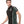 Load image into Gallery viewer, Black Printed Comfy Summer Polo Shirt