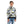 Load image into Gallery viewer, Self Pattern Long Sleeves Boys Hoodie - White, Grey & Blue