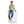 Load image into Gallery viewer, Self Pattern Long Sleeves Boys Hoodie - White, Lime Green & Turquoise