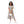 Load image into Gallery viewer, Short Sleeves Midi Dress with Floral Pattern_Grey