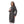 Load image into Gallery viewer, Black Patterned Long Cotton Robe