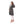 Load image into Gallery viewer, Black Patterned Long Cotton Robe