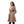 Load image into Gallery viewer, Beige Long Sleeve Patterned Winter Coat