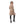 Load image into Gallery viewer, Beige Long Sleeve Patterned Winter Coat