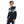 Load image into Gallery viewer, Navy Blue Hoodie With Yellow Drawstrings