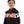 Load image into Gallery viewer, Multi-Pattern Hoodie Neck Boys Pajama - Black, White & Orange
