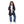 Load image into Gallery viewer, Press Button Closure Hoodie Neck Girls Jacket - Navy Blue