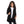 Load image into Gallery viewer, Press Button Closure Hoodie Neck Girls Jacket - Black