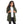 Load image into Gallery viewer, Press Button Closure Hoodie Neck Girls Jacket - Olive Green