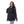 Load image into Gallery viewer, Navy Blue Fly Zipper Polyester Jacket