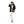 Load image into Gallery viewer, Polyester Buttoned Black Jacket With Pockets