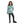 Load image into Gallery viewer, Slip On Self Pattern Girls Hoodie - Mint Green, Black & White