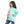 Load image into Gallery viewer, Regular Fit Multi-Pattern Girls Hoodie - Mint Green, White, Fuchsia