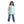 Load image into Gallery viewer, Regular Fit Multi-Pattern Girls Hoodie - Mint Green, White, Fuchsia
