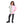 Load image into Gallery viewer, Regular Fit Multi-Pattern Girls Hoodie - Rose Pink, White, Yellow