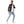 Load image into Gallery viewer, Fly Zipper Navy Blue Patterned Pullover