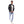 Load image into Gallery viewer, Fly Zipper Navy Blue Patterned Pullover