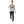 Load image into Gallery viewer, Grey Patterned Slip On With Zipper Pullover