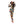 Load image into Gallery viewer, Black Fly Zipper 'Mickey" Printed Salopette