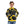 Load image into Gallery viewer, Black Printed Hoodie With Drawstrings