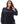 Load image into Gallery viewer, Animals Printed Slip On Navy Blue Polyester Hoodie